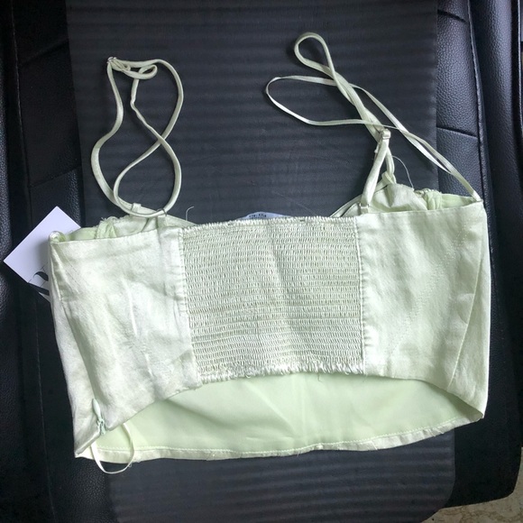 Zara satin corset cropped top - Picture 9 of 17